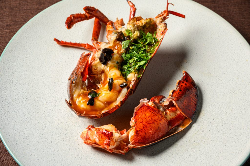 Grilled lobster dish from GRILL UKAI MARUNOUCHI